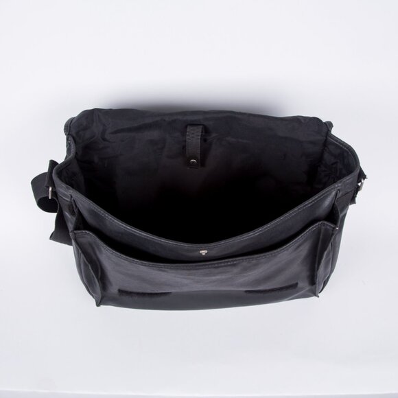 VINTAGE BAD BADTZ MARU HELLO KITTY SANRIO BLACK SHOULDER CROSSBODY BAG BRIEFCASE - Picture 5 of 15